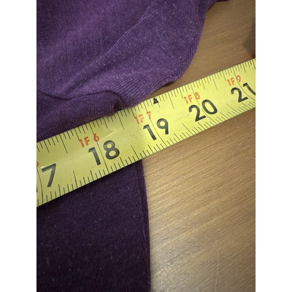 Lauren Ralph Lauren Women's Purple Boat Neck Button Accent Top Size Large - Picture 4 of 5